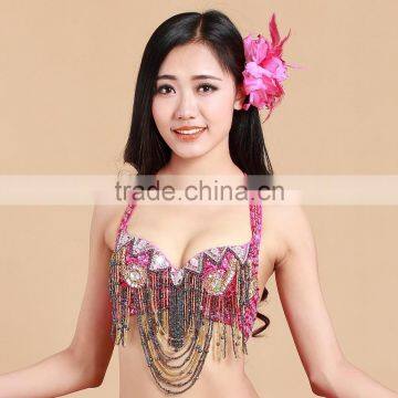 High Quality Sequin Fringe Dance Top Belly Dancewear