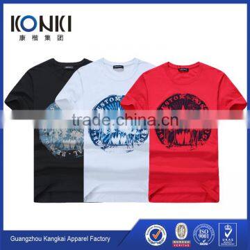 Wholesale China Factory men's cotton t-shirts Custom Logo Cotton Printing T Shirt