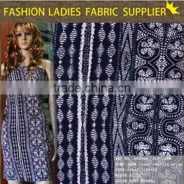 Manufacturer Printed viscose fabric for skirt or lady't garments