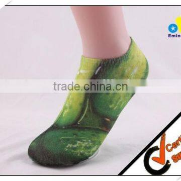 custom polyester cotton sublimation printing socks