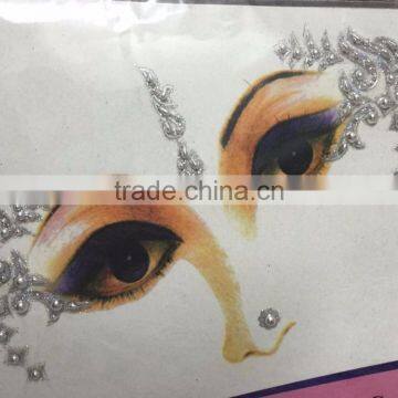 Crystal Face Eye Sticker Masque TATTOO Bindi Carnival photo-3