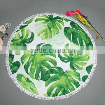 2017 Hot Sale Soft High Quality Printed Round Beach Towel Women Shawls photo-2