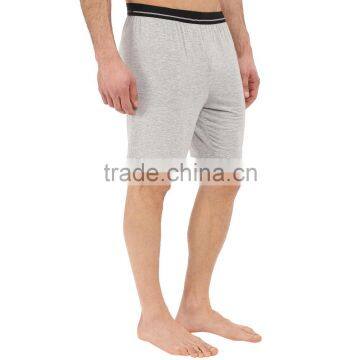 Grey Wholesale Plain High Quality Mens Sweat Shorts photo-4