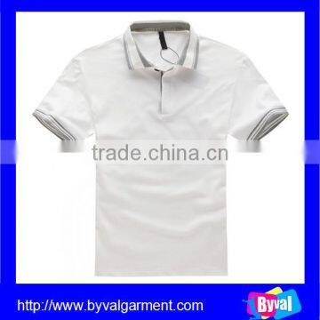 Wholesale 100% Cotton Men's Plain Yellow Polo t Shirt With Short Sleeve Custom Design photo-2