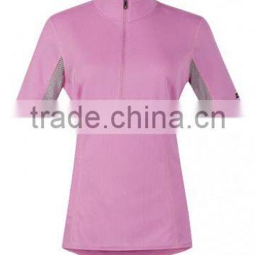 latest Ladies fashion design Hybrid performance quick dry lightweight Riding Shirt with vent armpit