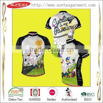 2015 Printed Child Cycling Cartoon Wear