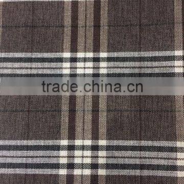 100% Cotton Yarn Dyed Check Canvas Sofa Fabric photo-2