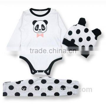 Anti-shrink Promotion Peruvian Animal Printed Wholesale Price Baby Boy Baby Long-sleeve Romper Set photo-4