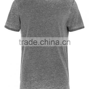 2016 China wholesale crew neck men's t shirt design fashion cheap longline t shirt