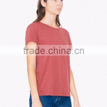 100%Cotton Short Sleeve Women t Shirt Wholesale Blank T-shirt Custom 2016 photo-3