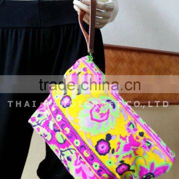 Neon clutch bag / screen printed.