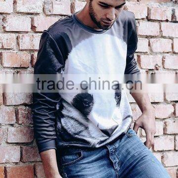 Unisex 3D Panda Printed Fleece Streetwear Sweatshirt photo-3