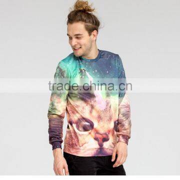 Unisex Polyester/spandex Full Sublimation Crewneck Sweatshirt photo-2