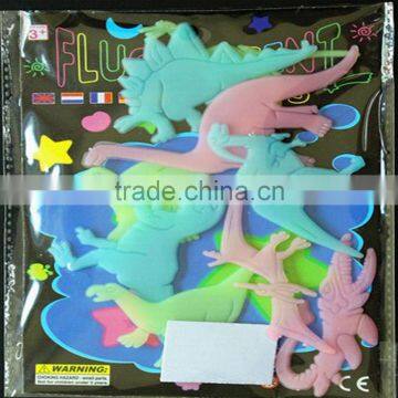 Glow in Dark Dinosaur Wall Sticker PP Luminous Fluorescent Wall Cling Customized Removable Wall Sticker photo-3