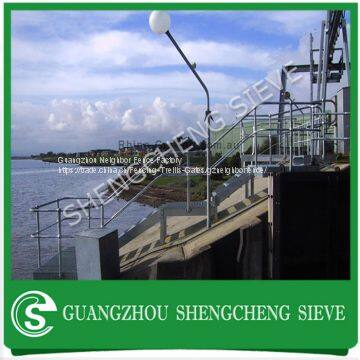 Stair galvanized pipe ball-joint handrail stanchion