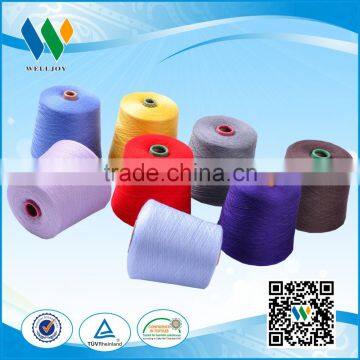 Virgin High Quality Ring Spun Technics Polyester Yarn Dyeing Colors photo-2