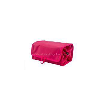 Travel Portable Hotel Toiletry Kit Red Foldable photo-2