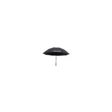 34 Inch Windproof Golf Umbrella / Black Fiberglass Shaft For Company