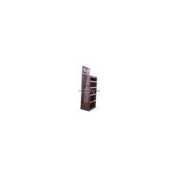 Multiple Corrugated Cardboard Display storage bins to promote products in chainstores