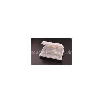 3 Compartments Disposable Food Trays , Plastic Take Away Box PP