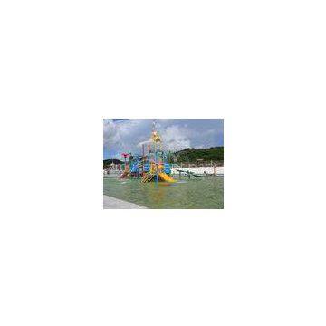 Outdoor Water Playground With Commercial Spiral Water Slide