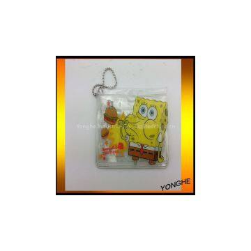 Clear PVC card holder