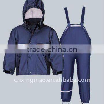 PS823 PU Kids Rain suit