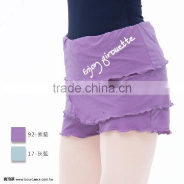 Ballet layered shorts dance wear