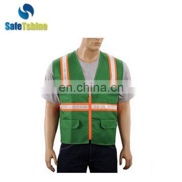 waistcoat for men novelty safety eflective vest with pocket