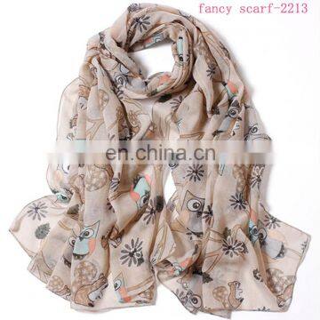 Unique Design Factory Outlet Cotton Stripe Scarf
