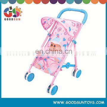 High quality pram doll strollers,doll carriage,baby carriage with doll