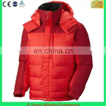 2014 high quality padding duck down winter jackets with hood