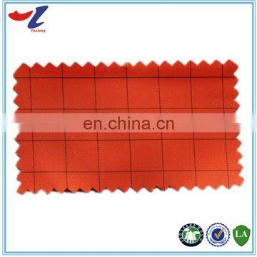 anti-static gridding conductive fiber taffeta lining fabric