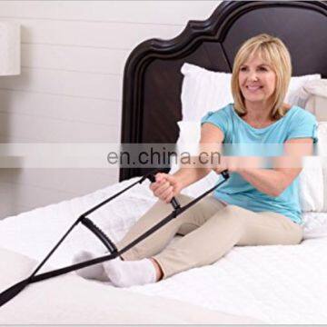 Sit-Up In Bed Support Assist Handle with Adjustable Nylon Strap + Three Ergonomic Hand Grips