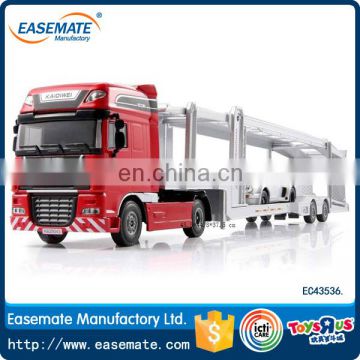 New alloy 1:50 scale model car transporter trailer die cast truck