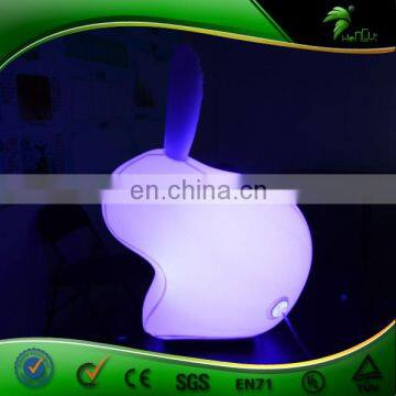 Inflatable Rabbit With Led Light Rabbit Night Light Custom Animal Shape Inflatable Stage light Balloon