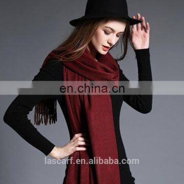 Pure Color Cashmere Shawl for Women photo-2