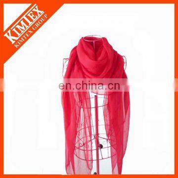 Polyester cheap pashmina chiffon china scarf