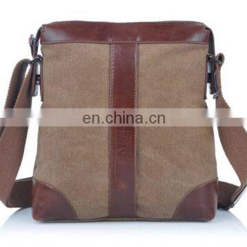 Brown color Canvas Messenger shoulder bags wholesale manufacturer