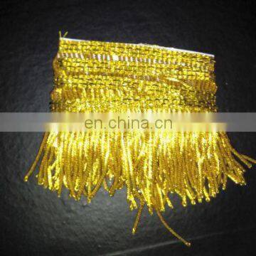 metallic bullion fringe | Gold Tassels, Fringe & Trimmings