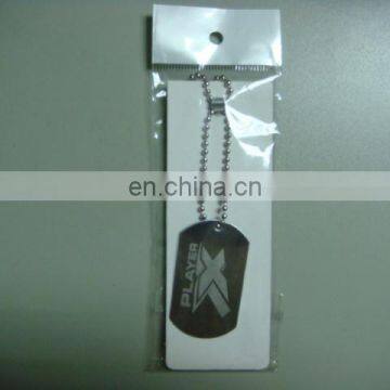 2016 Custom Promotional Military Engraved Dog Tag With Chain Necklace, Wholesale High Quality Cheap Dog Tag Custom Design