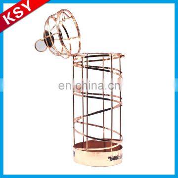 Best Selling Superior Quality Decorative Wall Mounted Portable Metal Wire Racks Wine Bottle Holders