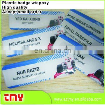 Custom Hot Sale Hard Plastic Name Badge With Lapel Pin photo-3