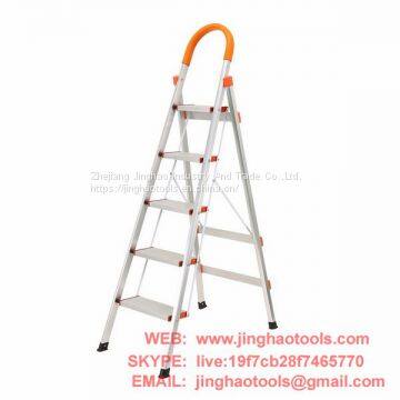 5 Step Aluminum Ladder Folding Platform Stool photo-2