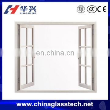 ISO9001:2000 and CE/SONCAP certificate double glass and clear glass upvc frame casement window manufacturer