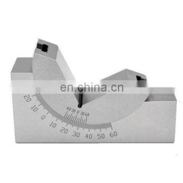 AP25 Toolmaker Precision Gauge Micro Adjustable V Block 0 to 60 Degree angle plate Angle block angle gauge