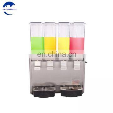 Restaurant Equipment in China Wholesale Prices 2-tank Gused Gold Juice Cold Drink Glass Dispenser Machine