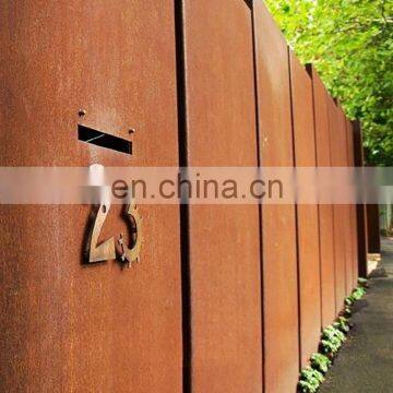 Corten Steel Fence Plate High Quality Weathering Steel