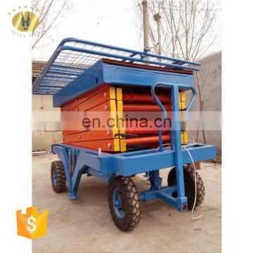 7LSJY Shandong SevenLift Scissor lift 8 Meters weight 300 to 400 kg 2 unit auto lift