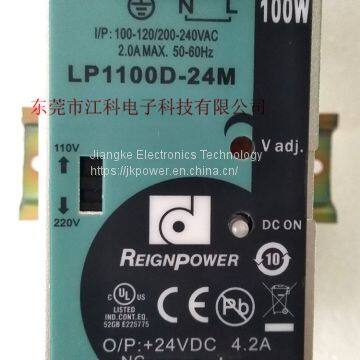 LP1100D-24M/100W24V4.2A REIGNPOWER SWITHING POWER SUPPLY DIN RAIL